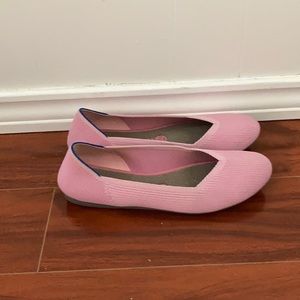 Rothy’s pink flats